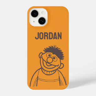Coque Pour iPhone 14 Rue Sésame   Ernie Bright   Ajouter Votre Nom