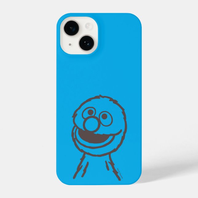 Coque iPhone Rue Sésame | Lumière de Grover | Ajouter Votre Nom (Verso)