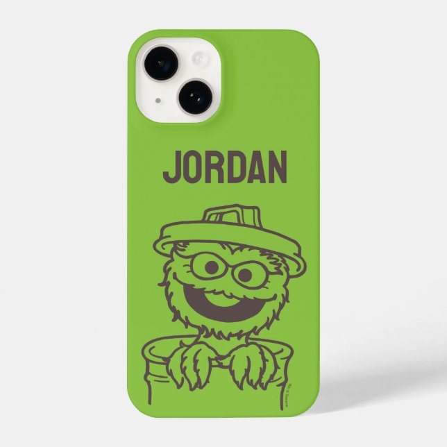 Coque iPhone Rue Sésame | Oscar le Groupement | Ajouter Votre N (Verso)