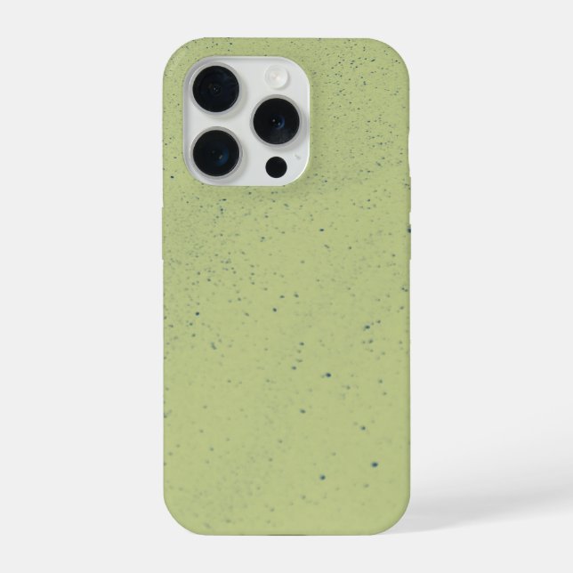 Coque iPhone Sable Vert Citron (Verso)