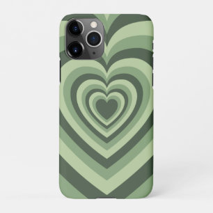 Coque iPhone 11Pro Sage Green Latte Love Coffee Heart Coque-Mate iPho