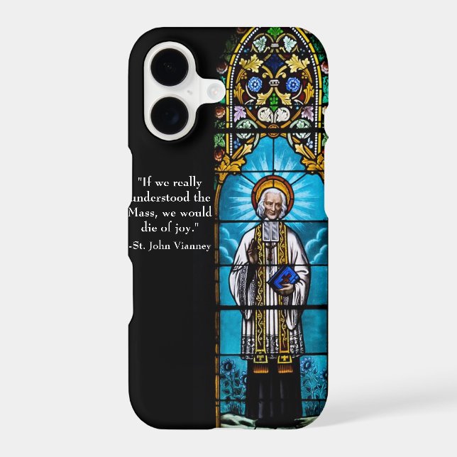 Coque iPhone Saint John Vianney (Verso)