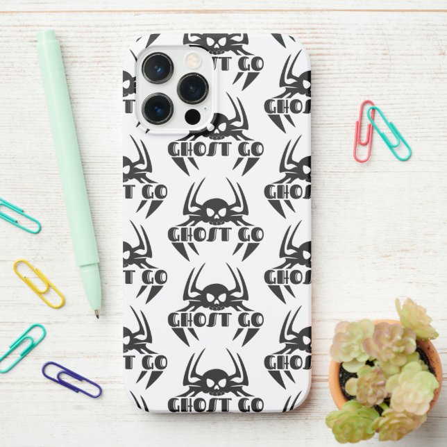 Coque iPhone Saison Éffrayante de Ghost Go (Sur le bureau)