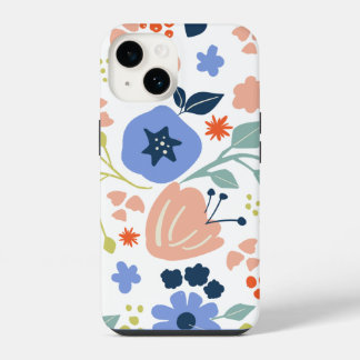 Coque Pour iPhone 14 Scandi moderne floral