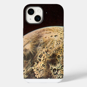 Coque Pour iPhone 14 Science-fiction vintage, vaisseau spatial au-dessu