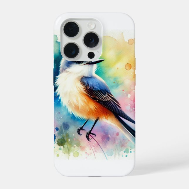 Coque iPhone Scissortailed Flycatcher 010924AREF121 - Watercolo (Verso)