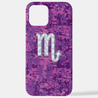 Scorpio Zodiac Sign on Pink Camo