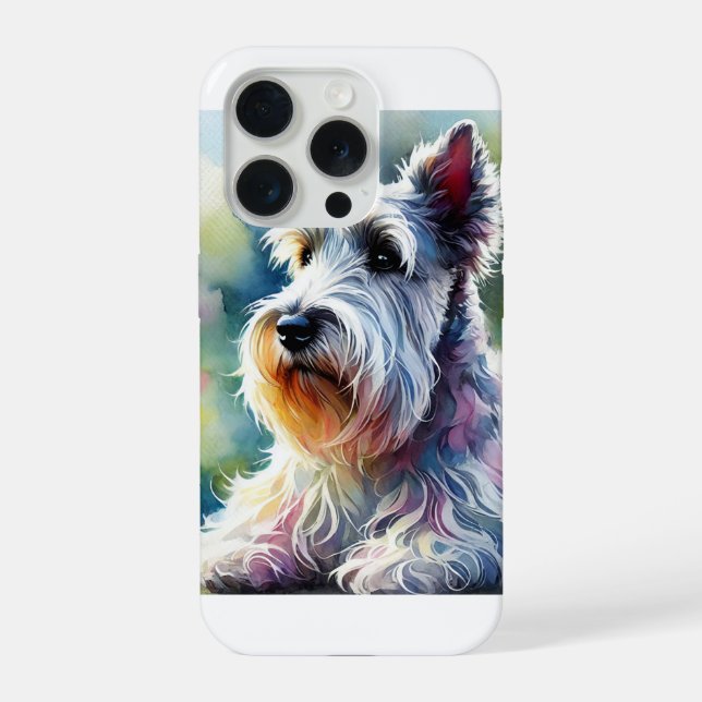Coque iPhone Scottish terrier 160924AREF141 - Watercolor (Verso)
