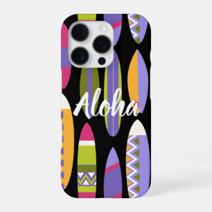 Coque iPhone 16 Pro Secret Beach Hawaiian Surfboards - Noir