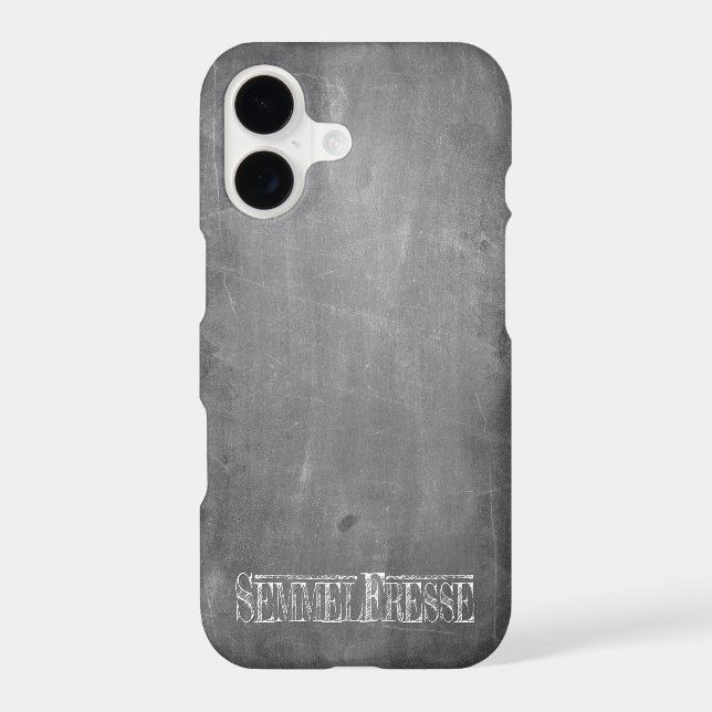 Coque iPhone Semmelfresse - weiß (Verso)