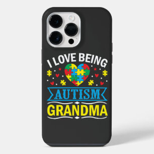 Coque Pour Pour iPhone 14 Pro Max sensibiliser à l'autisme, fière grand-mère autiste