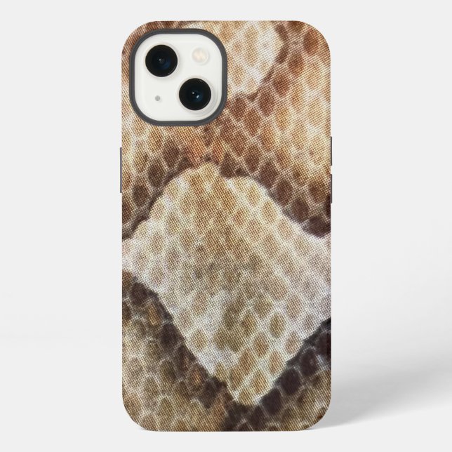 Coque iPhone Serpent en cuivre (Verso)