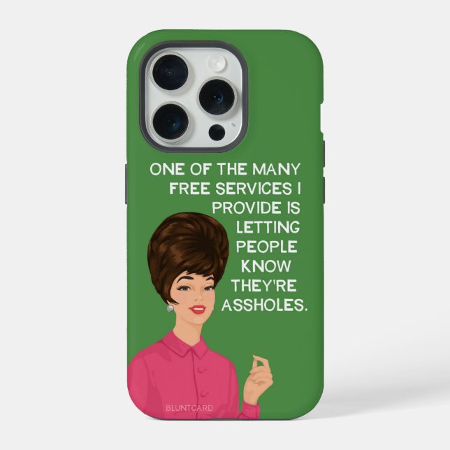 Coque iPhone Services gratuits. (Verso)