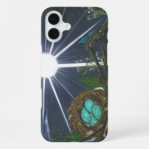 Coque iPhone 16 Plus Silence de l'Espace Sacré