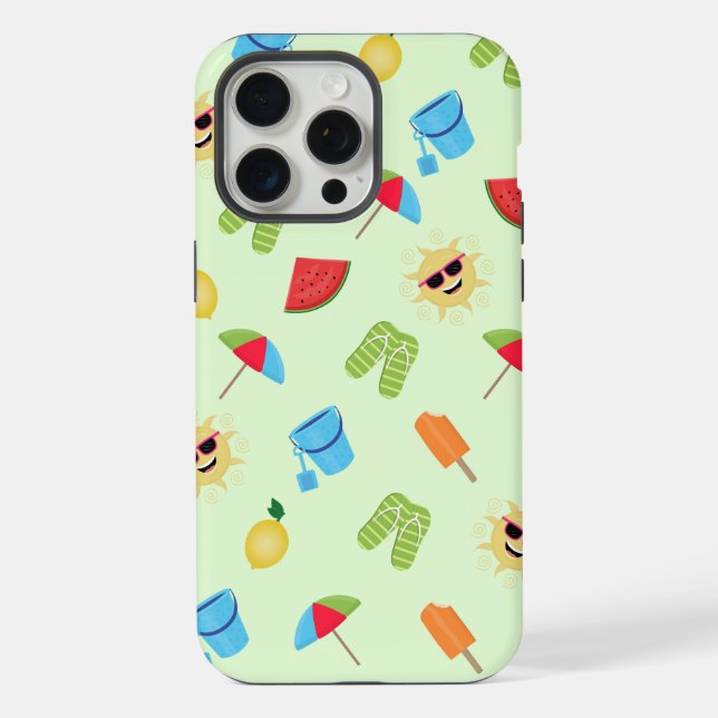 Coque iPhone Simplement l'été (Verso)