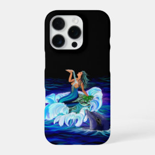 Coque iPhone 16 Pro Sirène avec dauphin