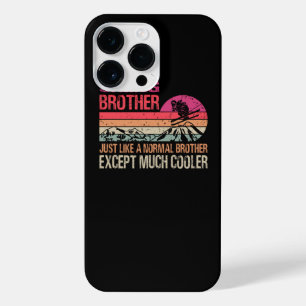 Coque Pour Pour iPhone 14 Pro Max Ski Brother Comme Un Frère Normal Sauf M