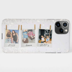 Coque iPhone 11Pro Max Snaps Polaroid mignon Photo Collage Friends BFF's