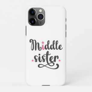 Coque iPhone 11Pro Soeur du Milieu, Mignonnes Étoiles