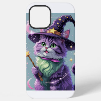 Coque iPhone 12 Pro Max Sorcier Chat Thémé