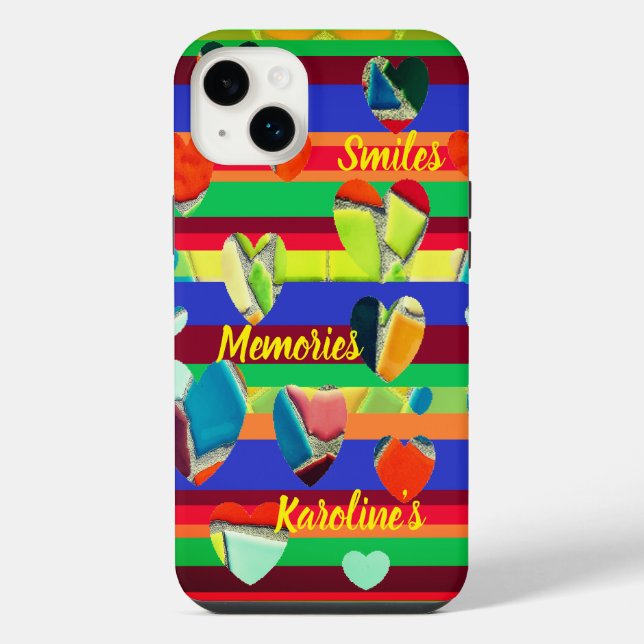 Coque iPhone Sourires tendance (Verso)