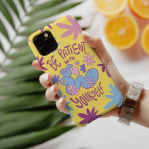 COQUE iPhone 16 PRO MAX SOYEZ PATIENT AVEC VOUS-MÊME, SELF LOVE CARTOON QU