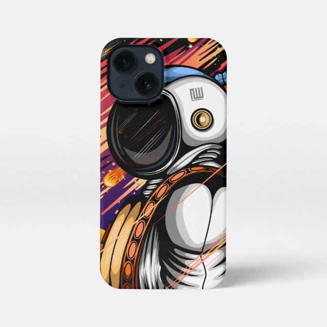 Coque iPhone Spaceman (Verso)