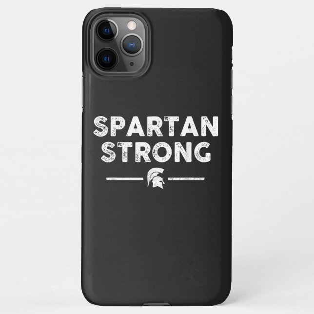 Coque iPhone Spartiate forte, Spartiate communautaire honore le (Dos)