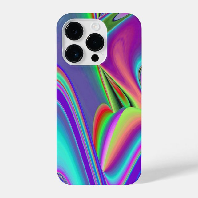Coque iPhone Spirit of Summer Breeze, Rainbowart Abstrait 3D (Verso)