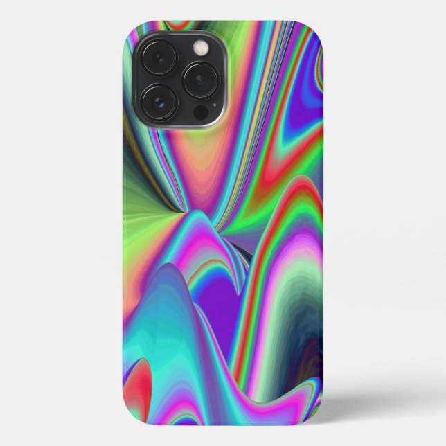 Coque iPhone Spirit of Summer Breeze, Rainbowart Abstrait 3D (Verso)