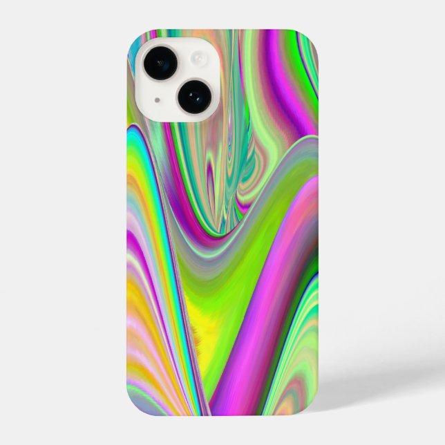 Coque iPhone Spirit of Summer Breeze, Rainbowart Abstrait 3D (Verso)
