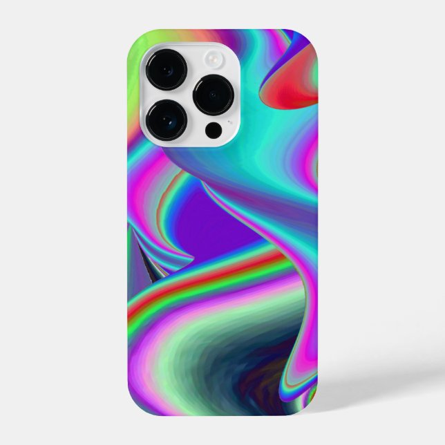 Coque iPhone Spirit of Summer Breeze, Rainbowart Abstrait 3D (Verso)