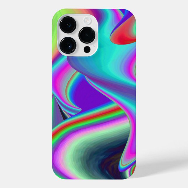 Coque iPhone Spirit of Summer Breeze, Rainbowart Abstrait 3D (Verso)
