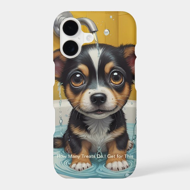 Coque iPhone Splish Splash Cute Funny Posters avec citations (Verso)