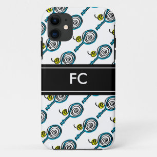Coque iphone sportif avec motif de raquette de ten