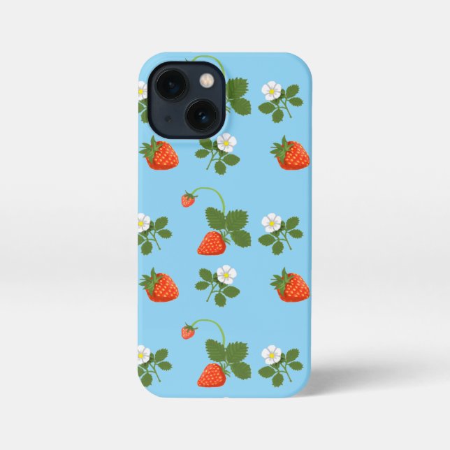 Coque iPhone Strawberries (Verso)