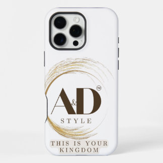Coque iPhone 16 Pro Max "Style AD – Ceci est votre royaume" Conception Pre