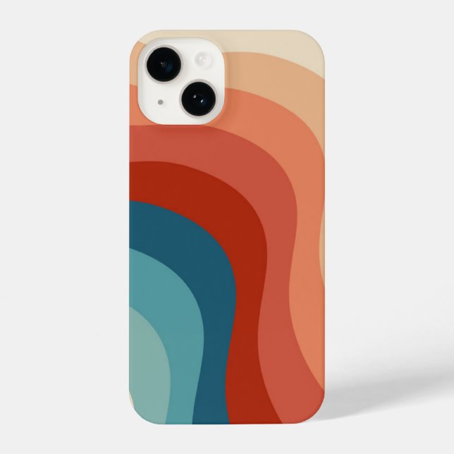 Coque iPhone Style moderne les années 70 (Verso)