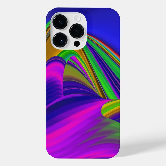 Coque iPhone Summerrainbow, Rainbowart 3D Abstrait (Verso)