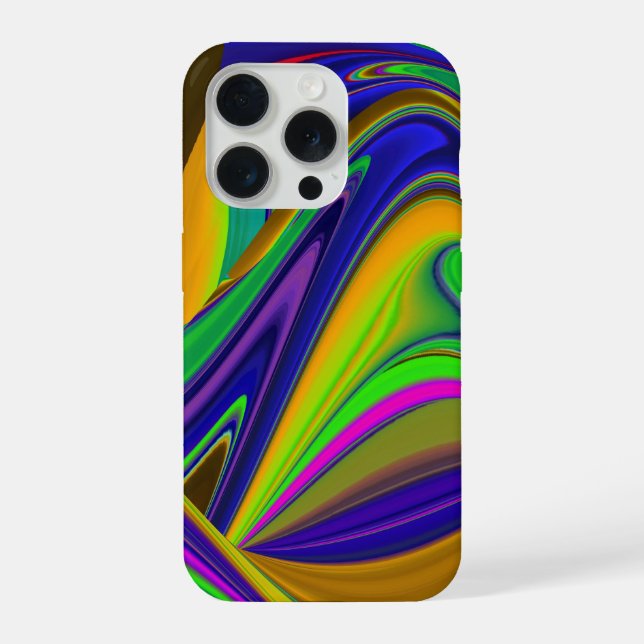 Coque iPhone Summerrainbow, Rainbowart 3D Abstrait (Verso)
