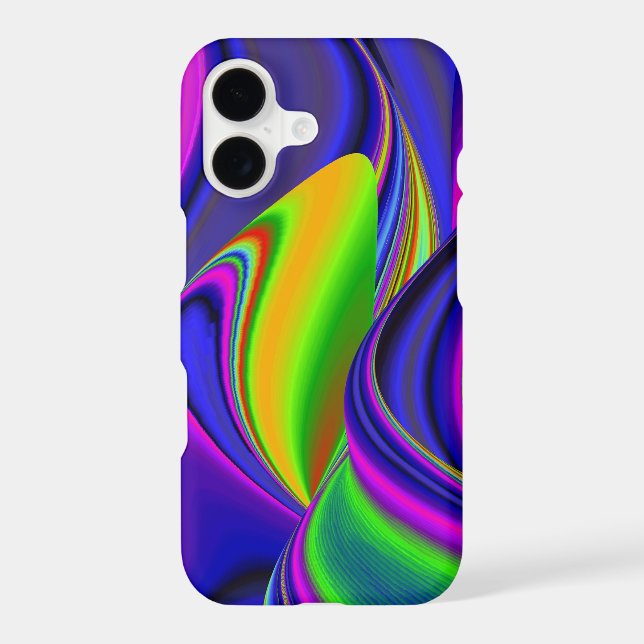 Coque iPhone Summerrainbow, Rainbowart 3D Abstrait (Verso)