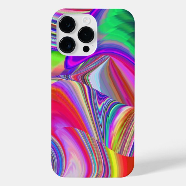 Coque iPhone Summerrainbow, Rainbowart 3D Abstrait (Verso)