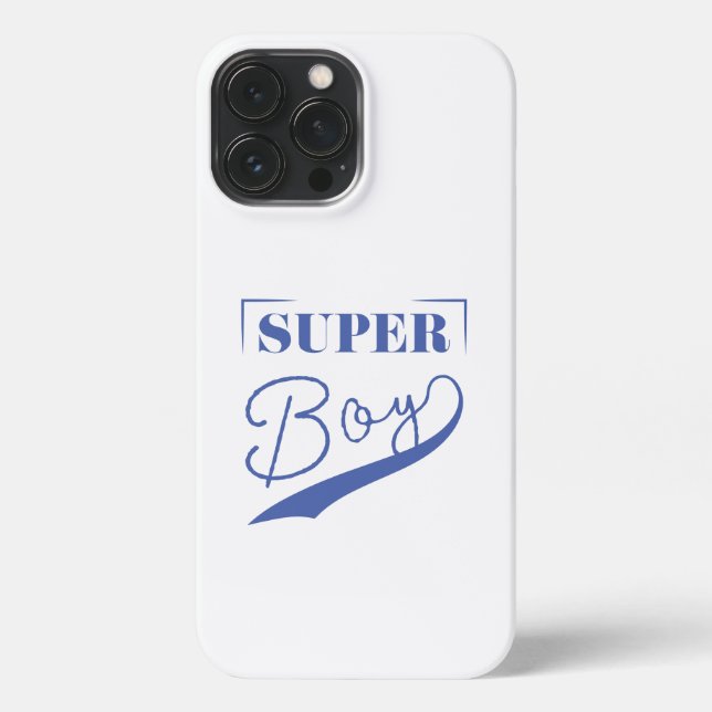 Coque iPhone Super Boy (Verso)