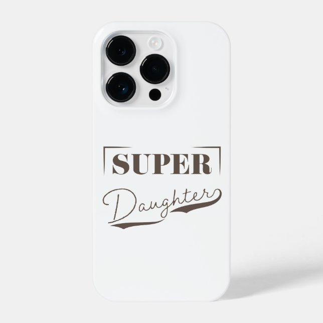 Coque iPhone Super Daughter (Verso)
