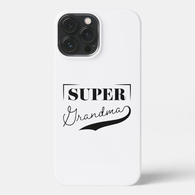 Coque iPhone Super grand-mère (Verso)