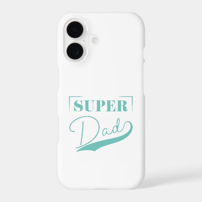 Coque iPhone Super papa (Verso)