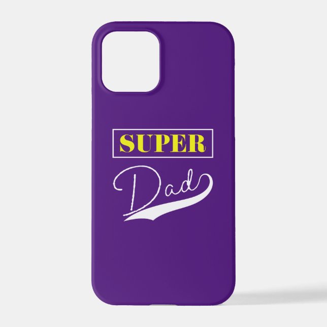 Coque iPhone Super papa (Verso)