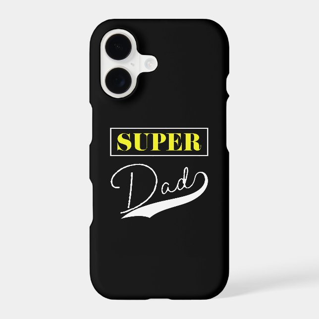 Coque iPhone Super papa (Verso)