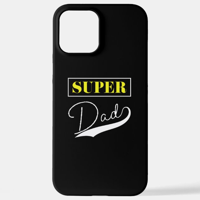 Coque iPhone Super papa (Verso)