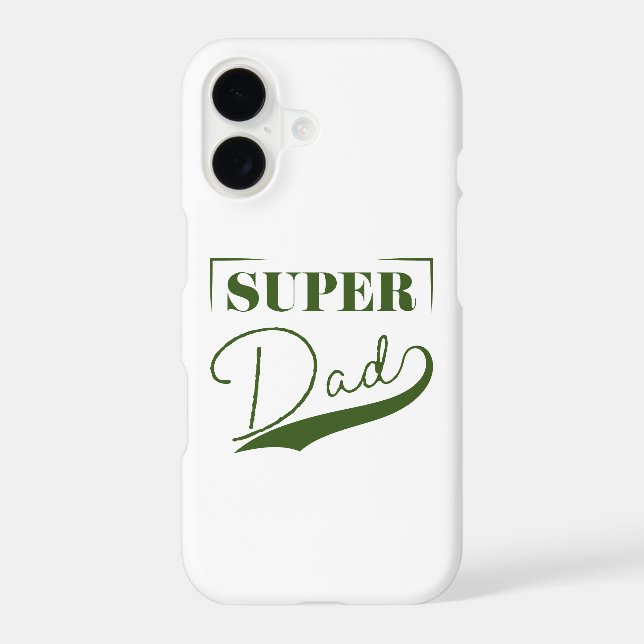 Coque iPhone Super papa (Verso)